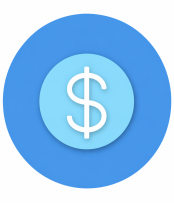 A dollar-sign to portray the subject of accounting
